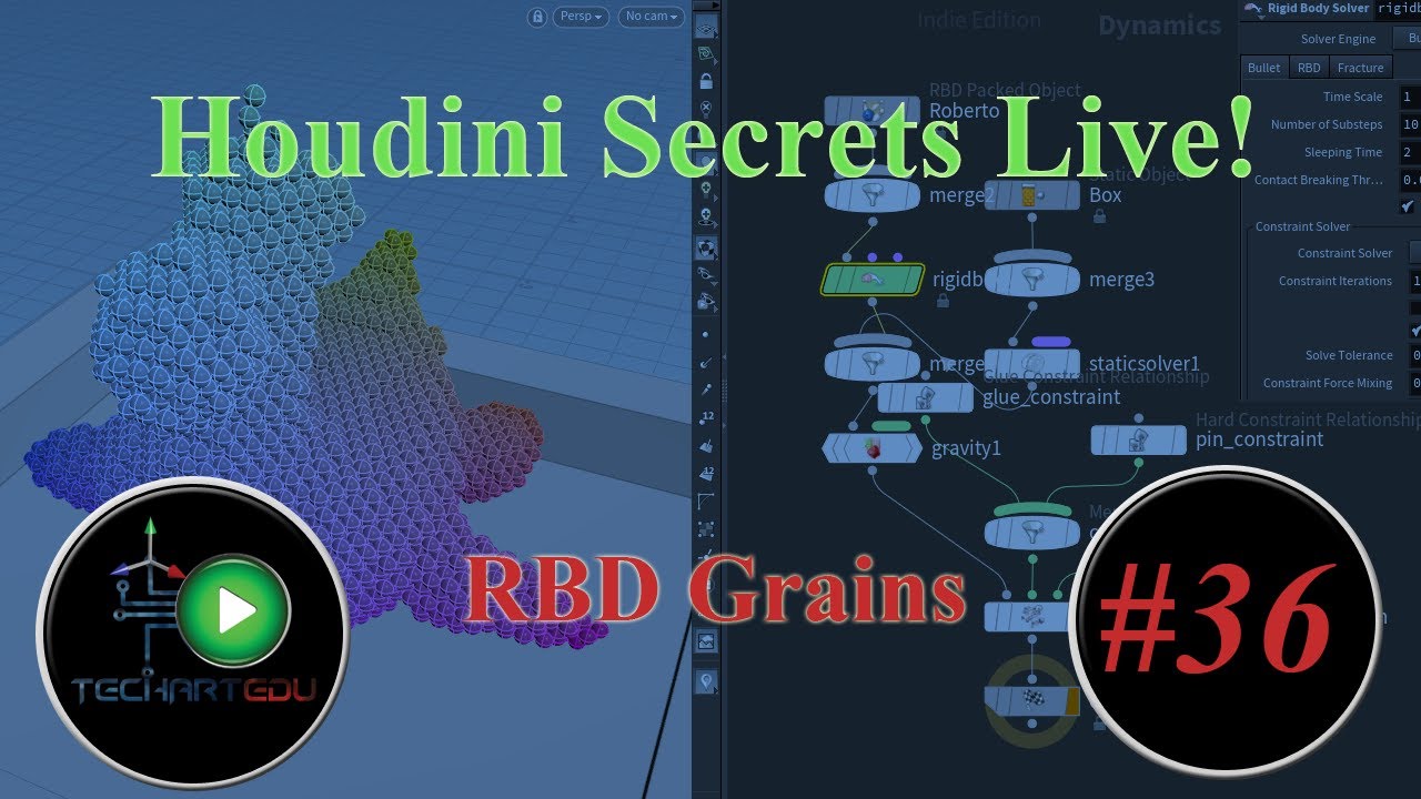Houdini Secrets Live!, #36 Houdini RBD Grains
