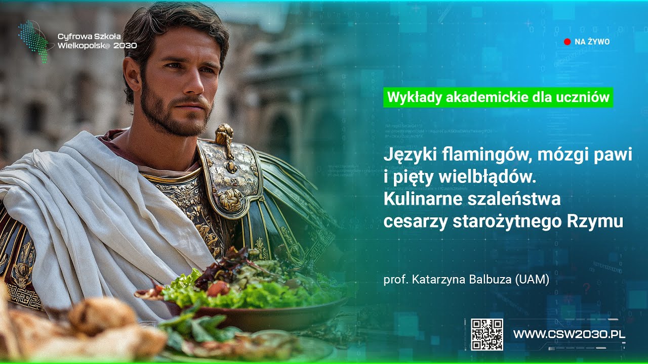 Kulinarne szaleństwa cesarzy starożytnego Rzymu | prof. Katarzyna Balbuza (UAM)