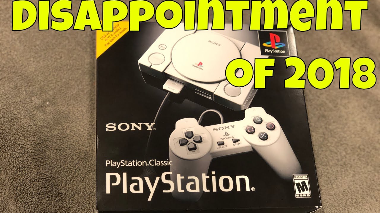 PlayStation Classic — самое большое разочарование 2018 года.