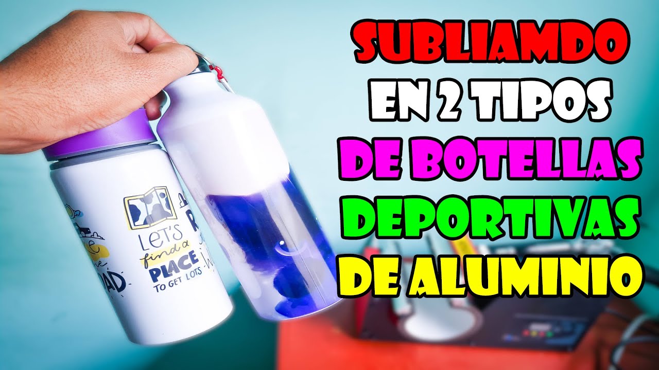 SUBLIMADO de botellas de aluminio deportivas y tomatodos / tips y mas