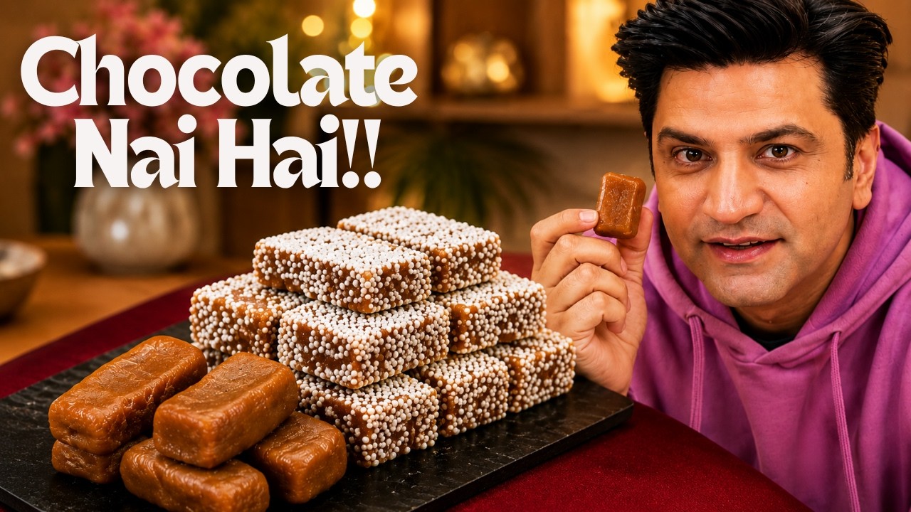 सिर्फ दूध और चीनी से बनाये पहाड़ो वाली मिठाई | Bal Mithai | No Condensed Milk | Chef Kunal Kapur