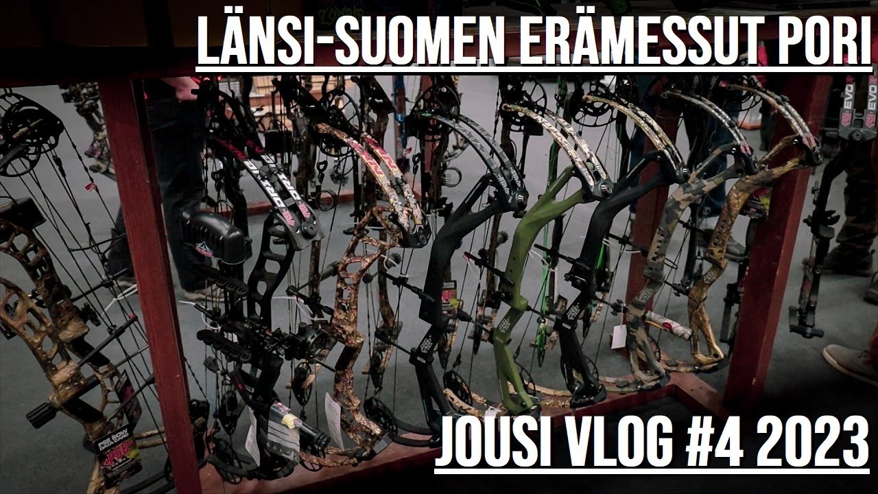 L&Auml;NSI-SUOMEN ER&Auml;MESSUT  // JOUSI VLOG #4 2023 #jousiammunta #mets&auml;stys #er&auml;messut #jousimets&auml;stys