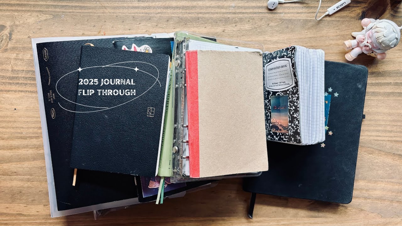 2025 Journal Flip Through ✸ 9 journals!