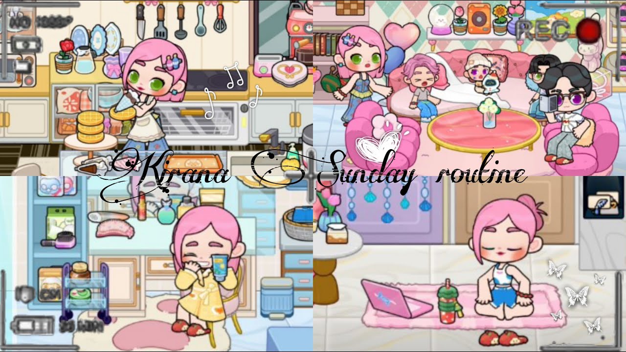 ⁠✿Kirana Sunday routine ⁠✿ Family A♡ Game world 