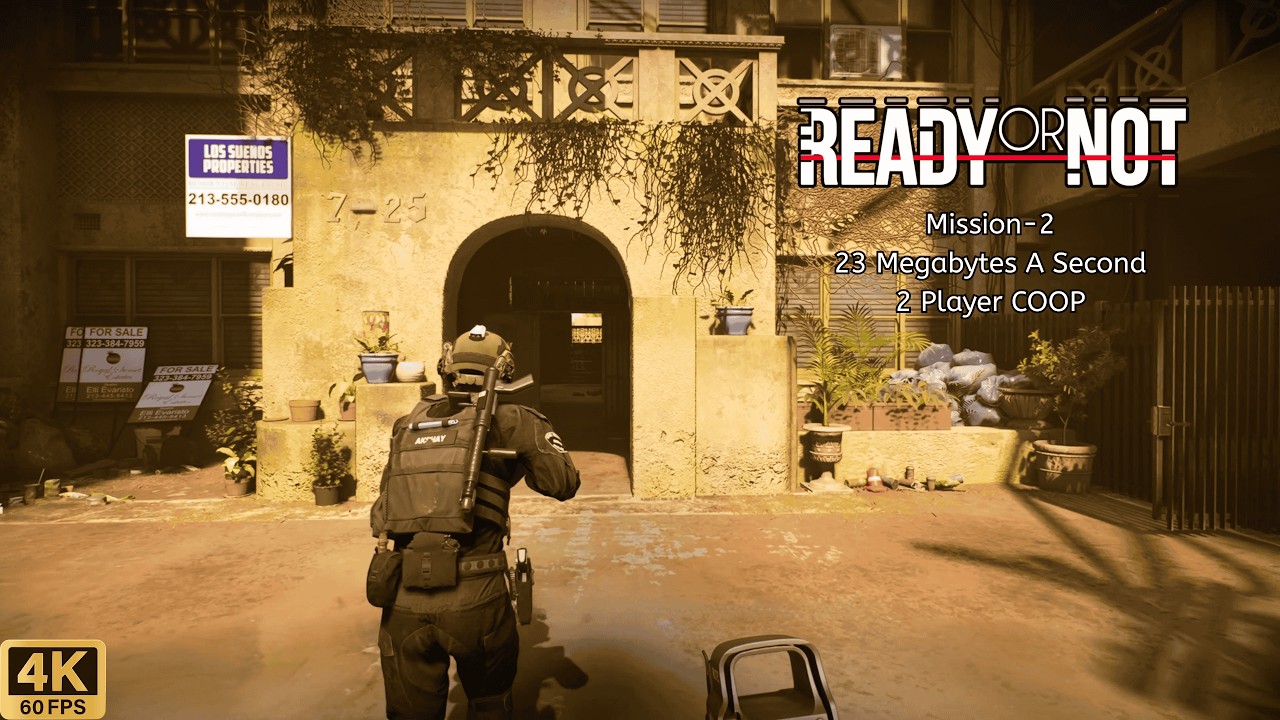 Ready Or Not (2021) Mission - 2 Standard 2 Player Coop Gameplay Walkthrough PC (4K 60FPS)
