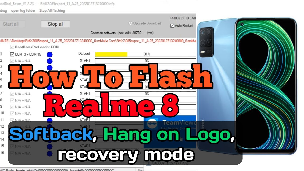 realme 8 flash |realme 8 5g flashing | how to flash realme phone | realme flash tool