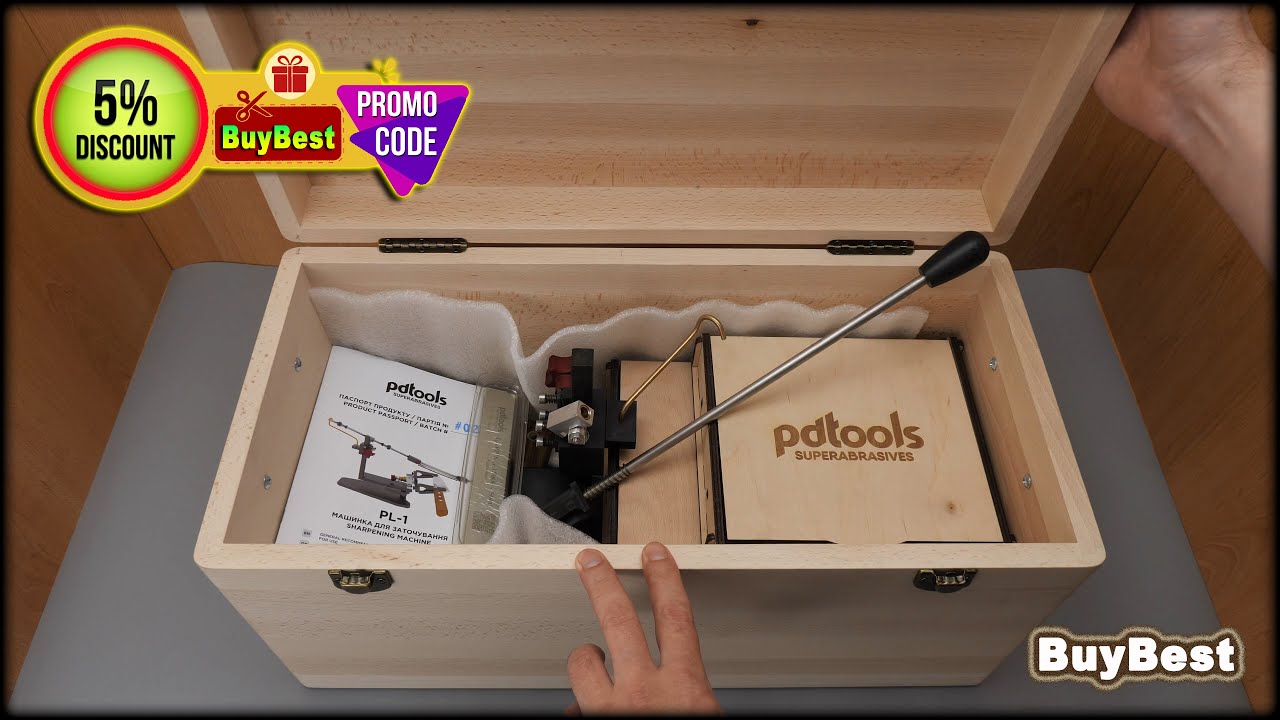 Набор для заточки ножей от PDTools. Эльборовые бруски Premium Silver CBN керамо-металлическая связка