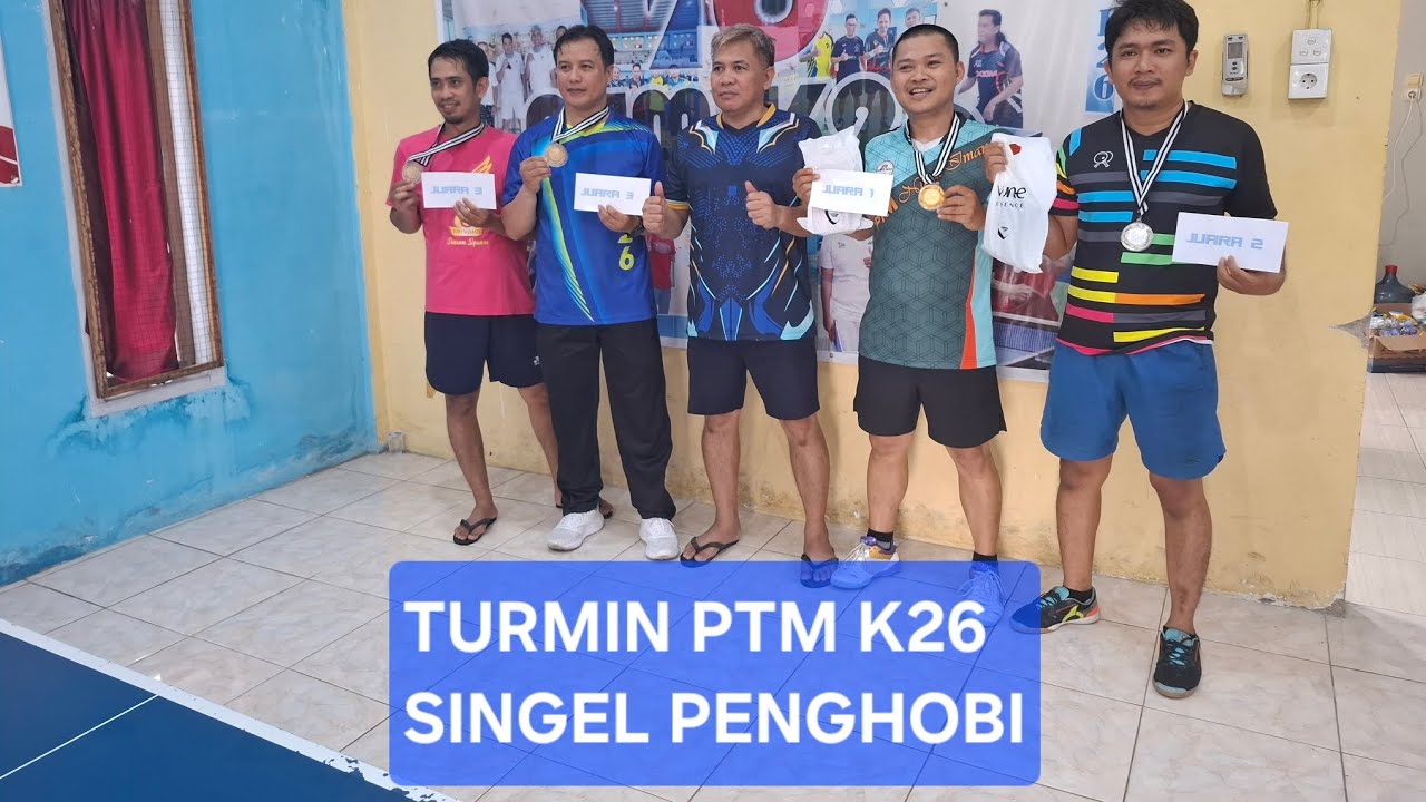 FINAL TENIS MEJA PENGHOBI TURMIN PTM K26  JAMBI, JAWAHIR (PTM BERSAMA) VS AFDAL (PTM  KERINCI)