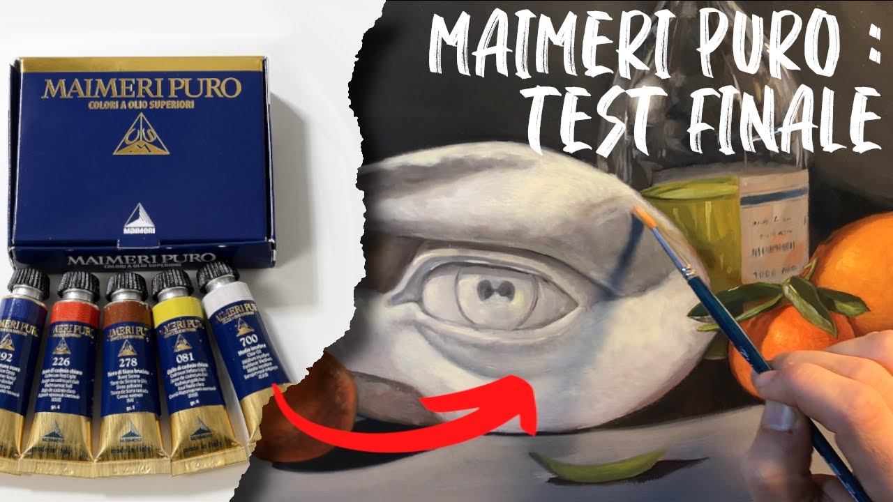 MAIMERI PURO - REALIZZO UN DIPINTO - IL TEST FINALE @Industria Maimeri Spa