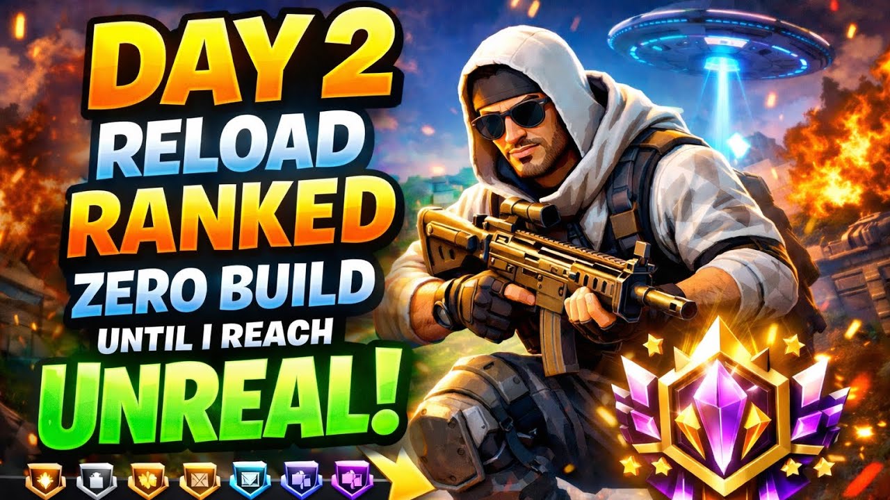 Day 2 of playing ranked zero build reload till we’re unreal