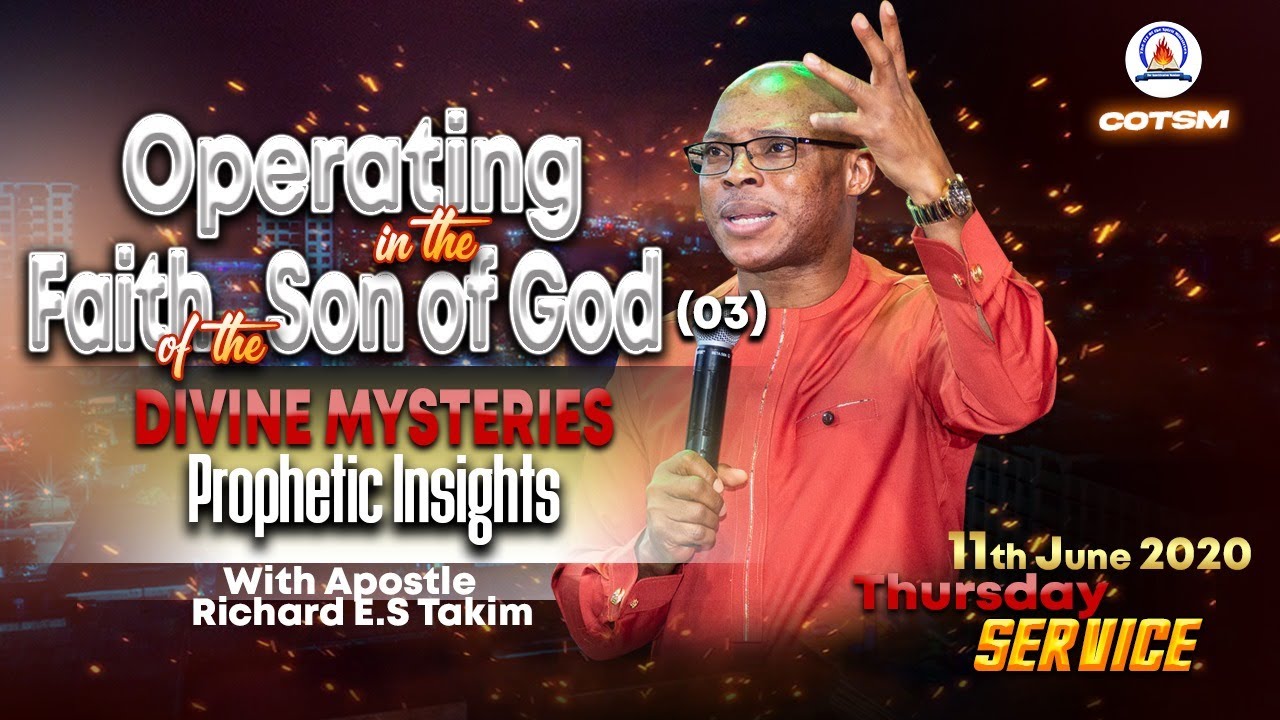 MORNING CLOUD TV - PROPHETIC INSIGHTS - OPERATING IN THE FAITH OF THE SON OF GOD - Part 03