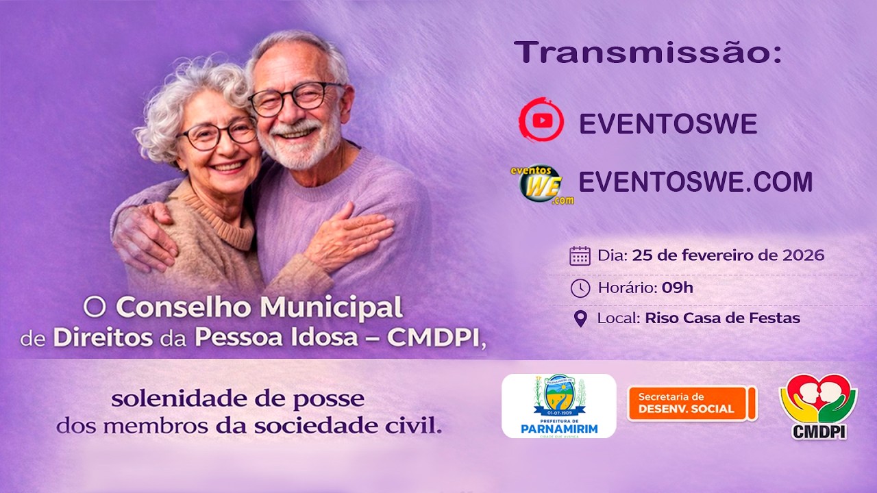 Solenidade de Posse dos Membros da Sociedade Civil – Conselho Municipal de Direito da Pessoa Idosa