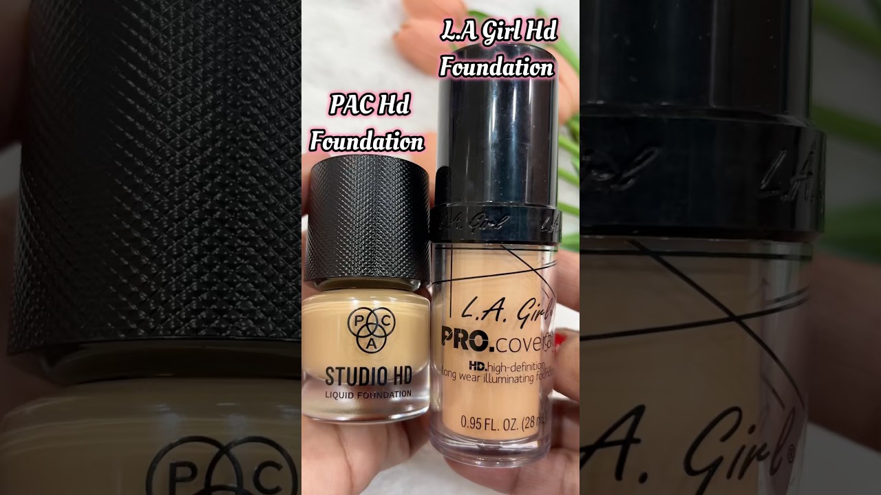 PAC Studio Hd Foundation L.A.Girl Hd Foundation 