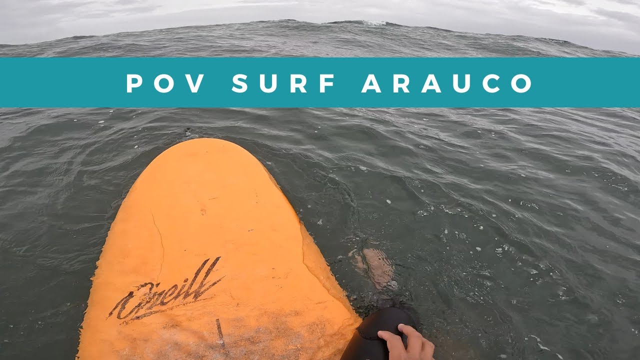 POV Surf Curaquilla | Surfeando Olas con un Softboard de 8 Pies en Arauco