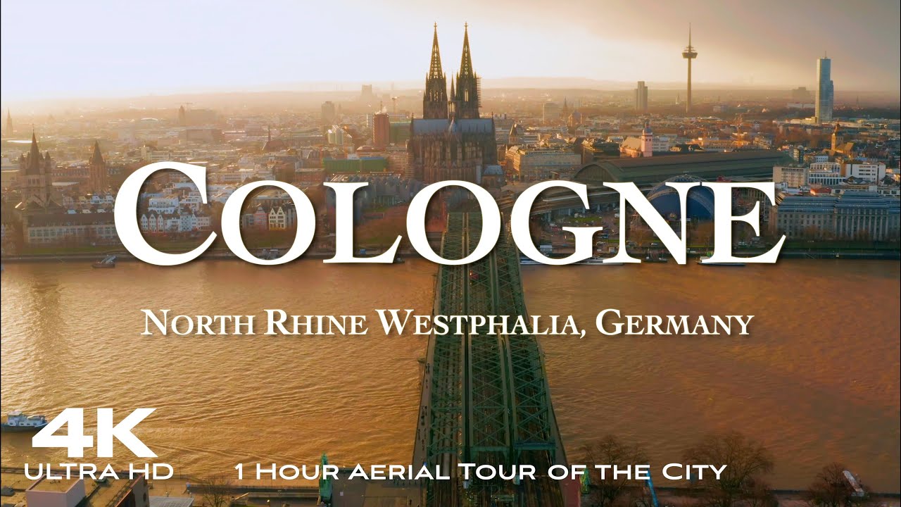 [4K] Köln COLOGNE 2026 🇩🇪 1 Hour Drone Aerial | Drohne Germany Deutschland