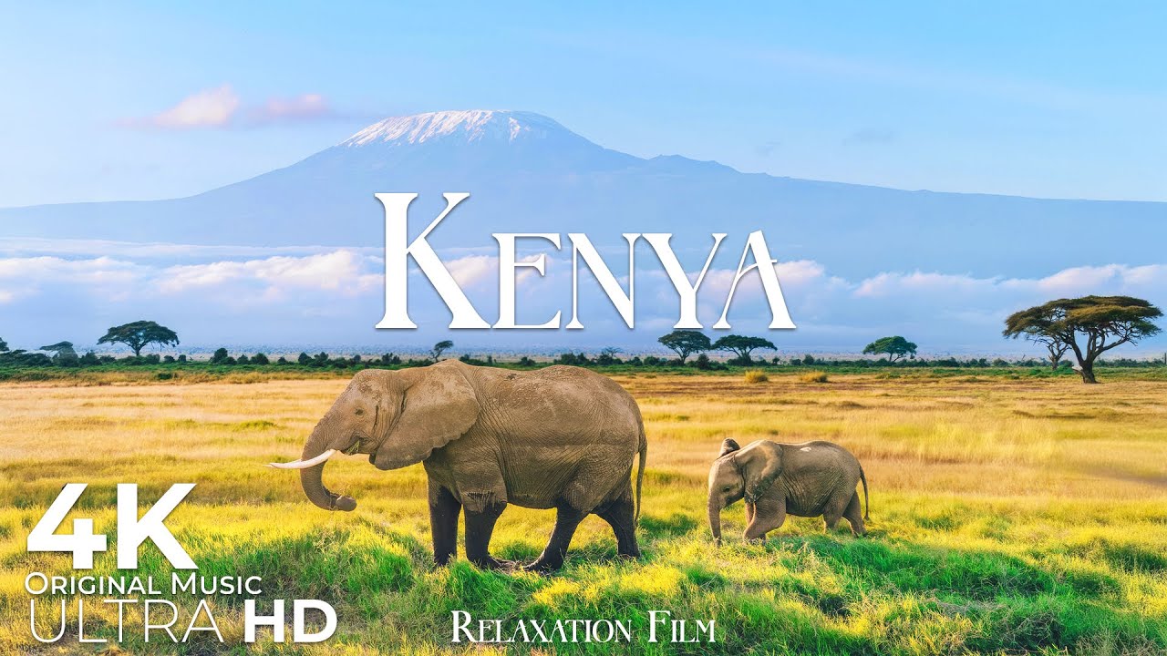 Kenya 4K &bull; Unreal Savannah Vistas with Meditation Music | Ultra HD Relaxation Film