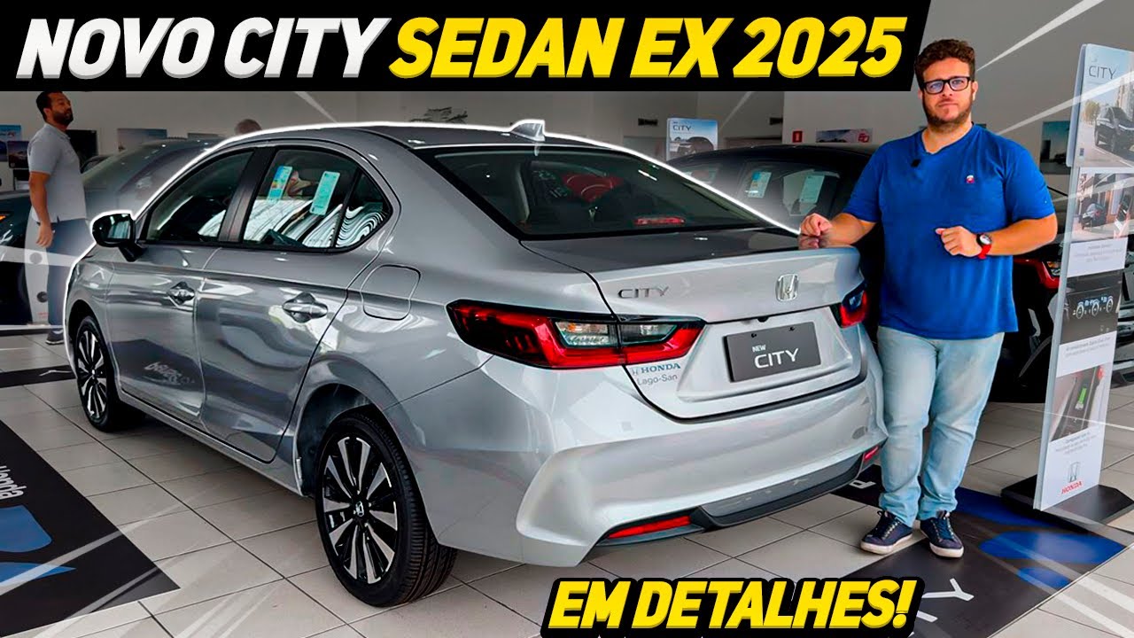 NOVO HONDA CITY SEDAN EX 2025 - O MELHOR CUSTO/BENEFICIO DA LINHA