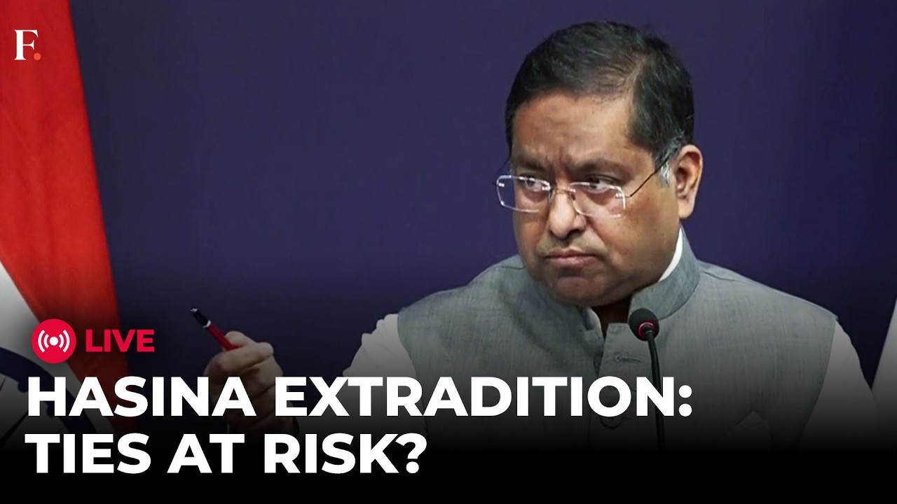 MEA LIVE: 'Hasina Extradition is Being Examined': MEA on Bangladesh's Request