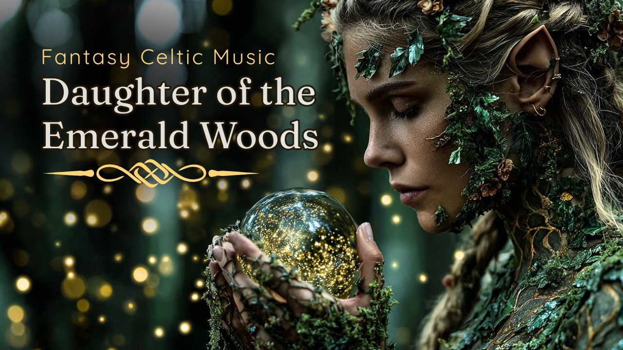 Daughter of the Emerald Woods 🌿 Magical Celtic Fantasy Music (Ethereal Vocals & Harp)
