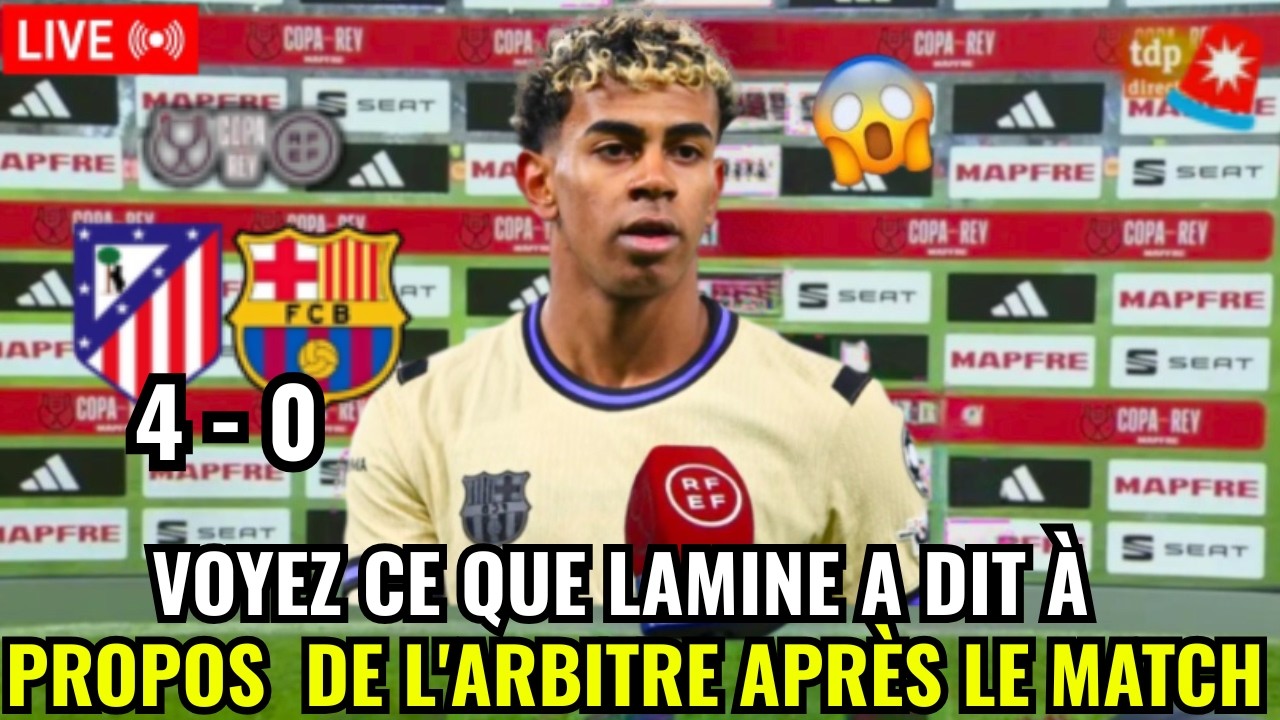 🚨INFO FLASH ! LAMINE RÉAGIT À LA CONTROVERSE ! IL SOUTIENT FERMEMENT L'ATLÉTICO ! PERSONNE NE S'Y A