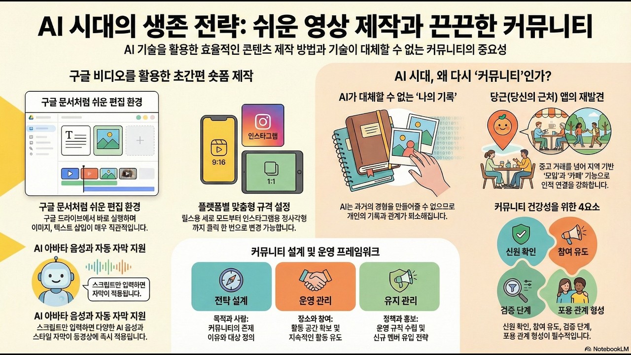 AI 시대의 생존전략: 쉬운 영상 제작과 끈끈한 커뮤니티 - 2026 03 04수 08 실무AI활용