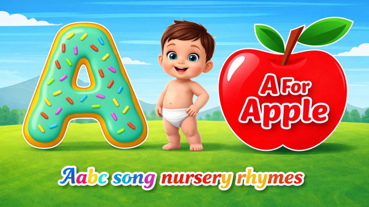 🌈 ABC Song for Kids (A–Z) 🎵 | Fun Alphabet Nursery Rhyme 🅰️–🆉 | ABCD Learning Cartoon