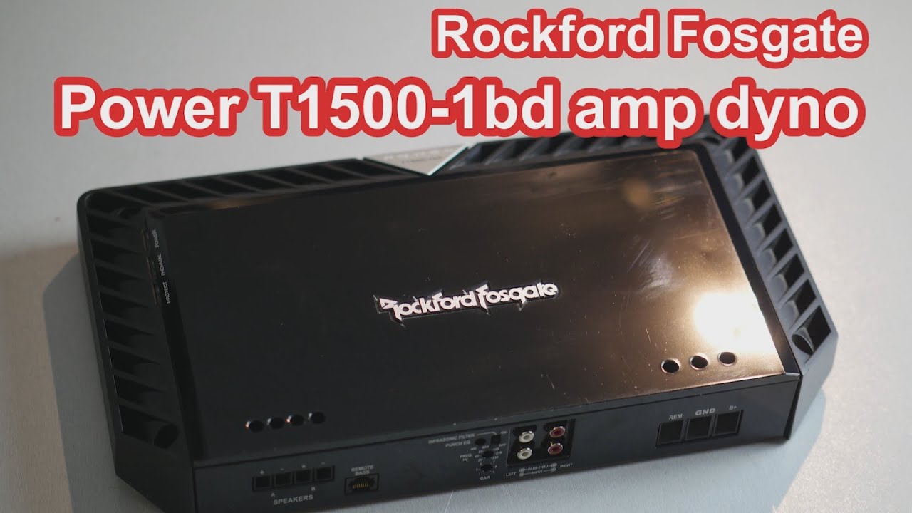 Тест мощности сабвуфера Rockford Fosgate Power T1500-1bd для автомобильного аудиоусилителя с моно...