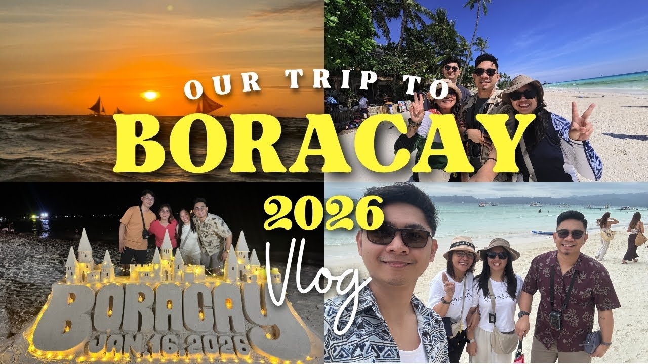 Boracay January Vlog: 3 Days of Beach, Food & Chill