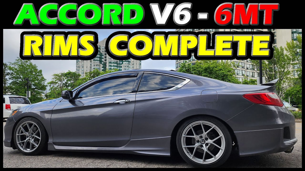 9th Gen v6 6mt Honda Accord Coupe, $35 Honda Wheel Caps Completes My Rims