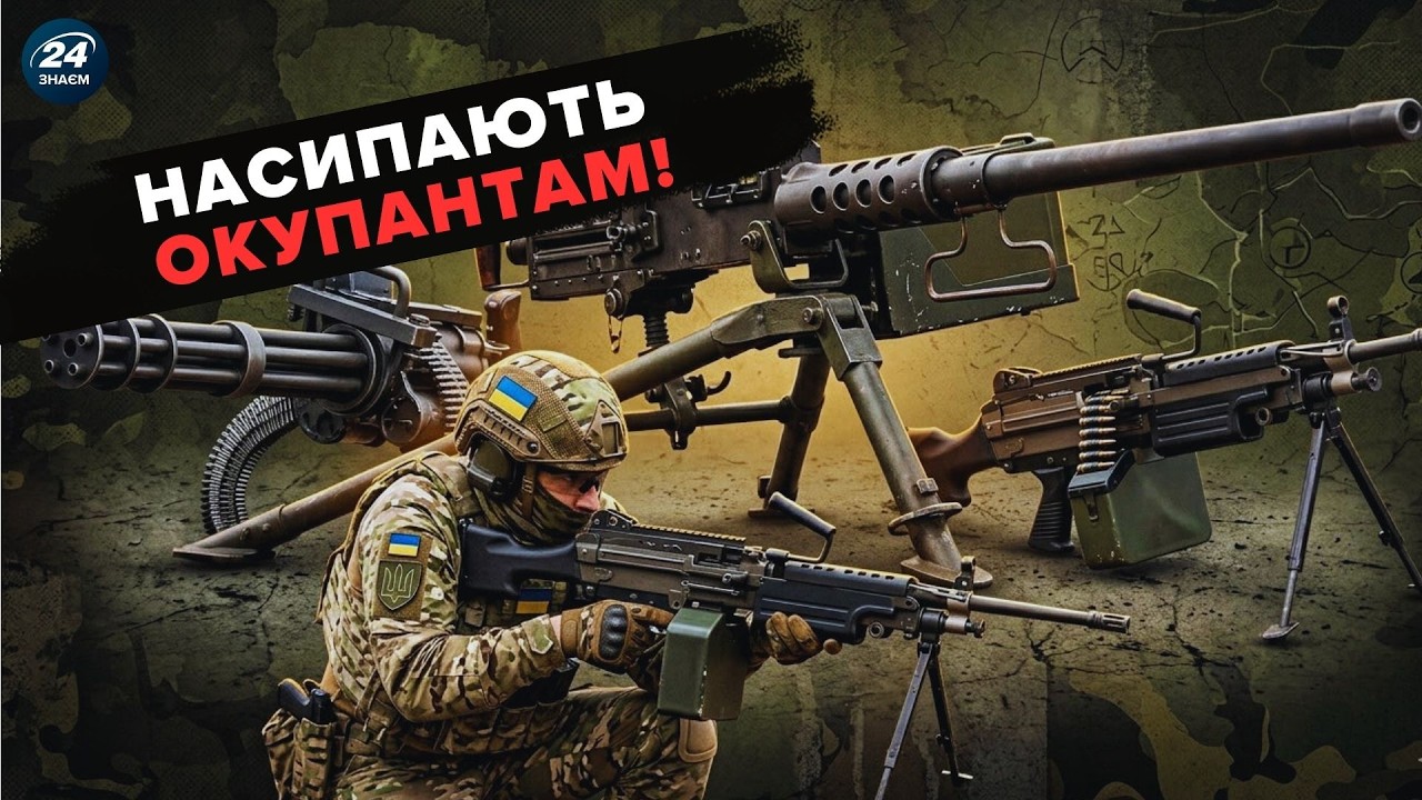 Легенда ГОЛЛІВУДУ чи ТРОФЕЙНИК росіян?! Тільки ГЛЯНЬТЕ, на що здатні ці КУЛЕМЕТИ в руках СИЛ ОБОРОНИ