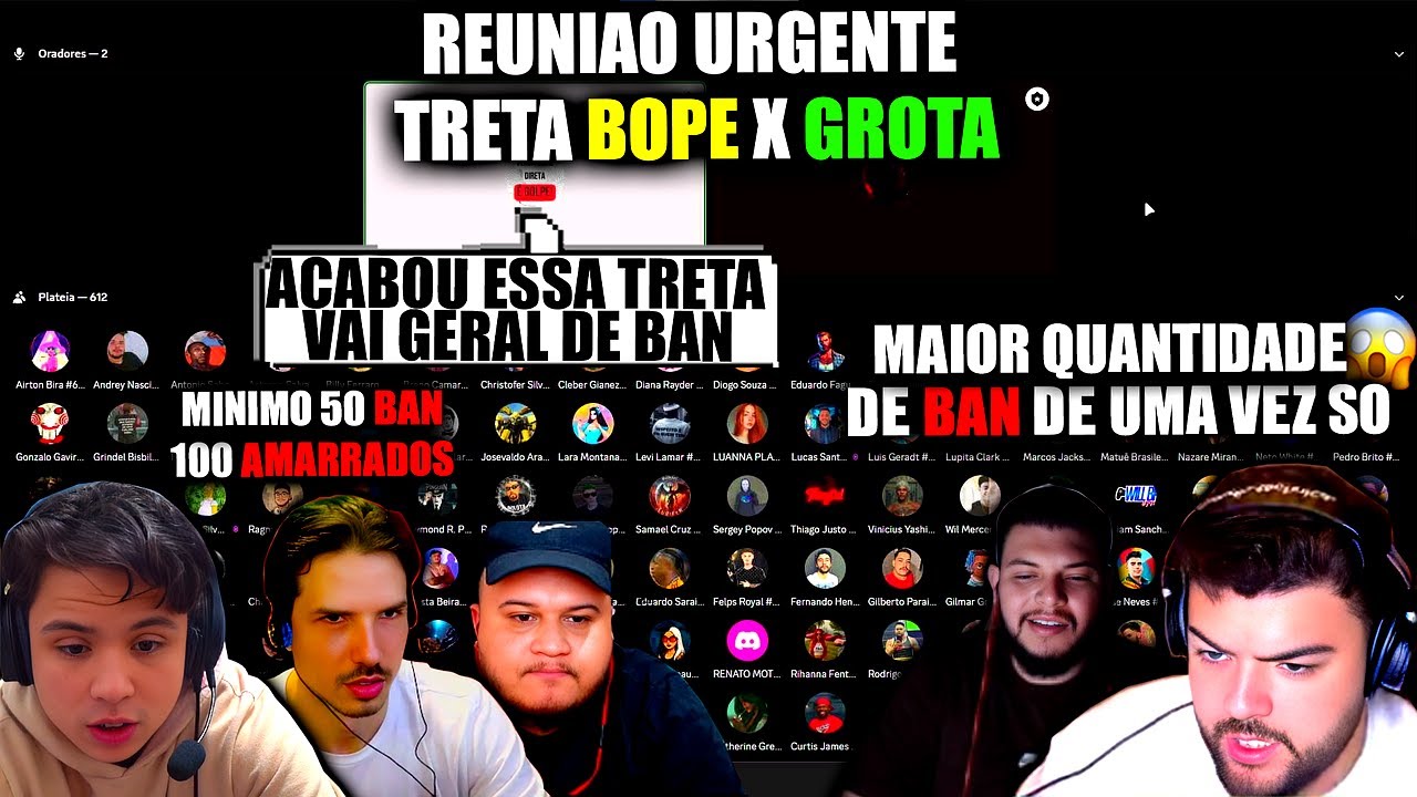 TRETA GROTA VS BOPE SAI DO CONTROLE E OS ADMS DA CAPITAL CONVOCA TODOS PRA UMA REUNIÃO URGENTE!