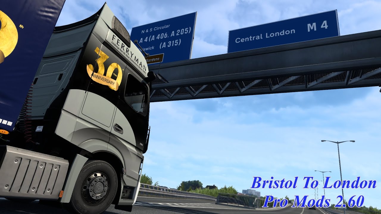 Euro Truck Simulator 2 Bristol To London The Etex Run ProMods Timelapse @TruckerJenko