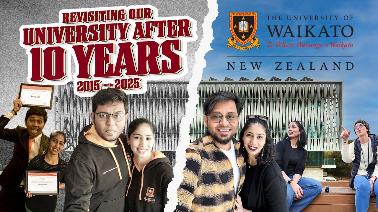 ✨We returned to our UNIVERSITY after 10 YEARS | University of Waikato New Zealand 🇳🇿