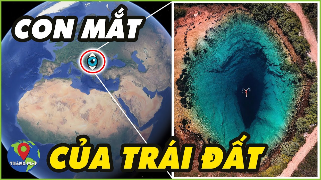 Hồ Cetina - CON MẮT của TR&Aacute;I ĐẤT?! | Th&aacute;nh Map