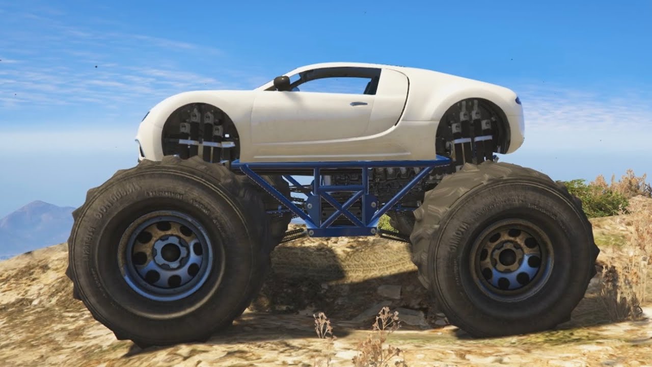 WORLD'S FASTEST MODDED MONSTER TRUCK! (GTA 5 Mods Funny Moments)