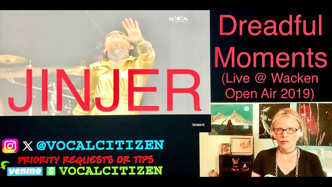 JINJER - Dreadful Moments (Live at Wacken Open Air 2019) reaction