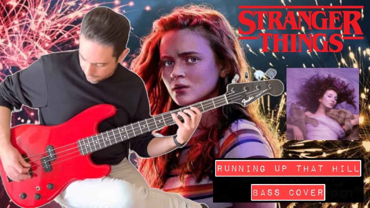 Stranger Things / Kate Bush - Running Up That Hill (bass cover with Fender Precision Boxer)