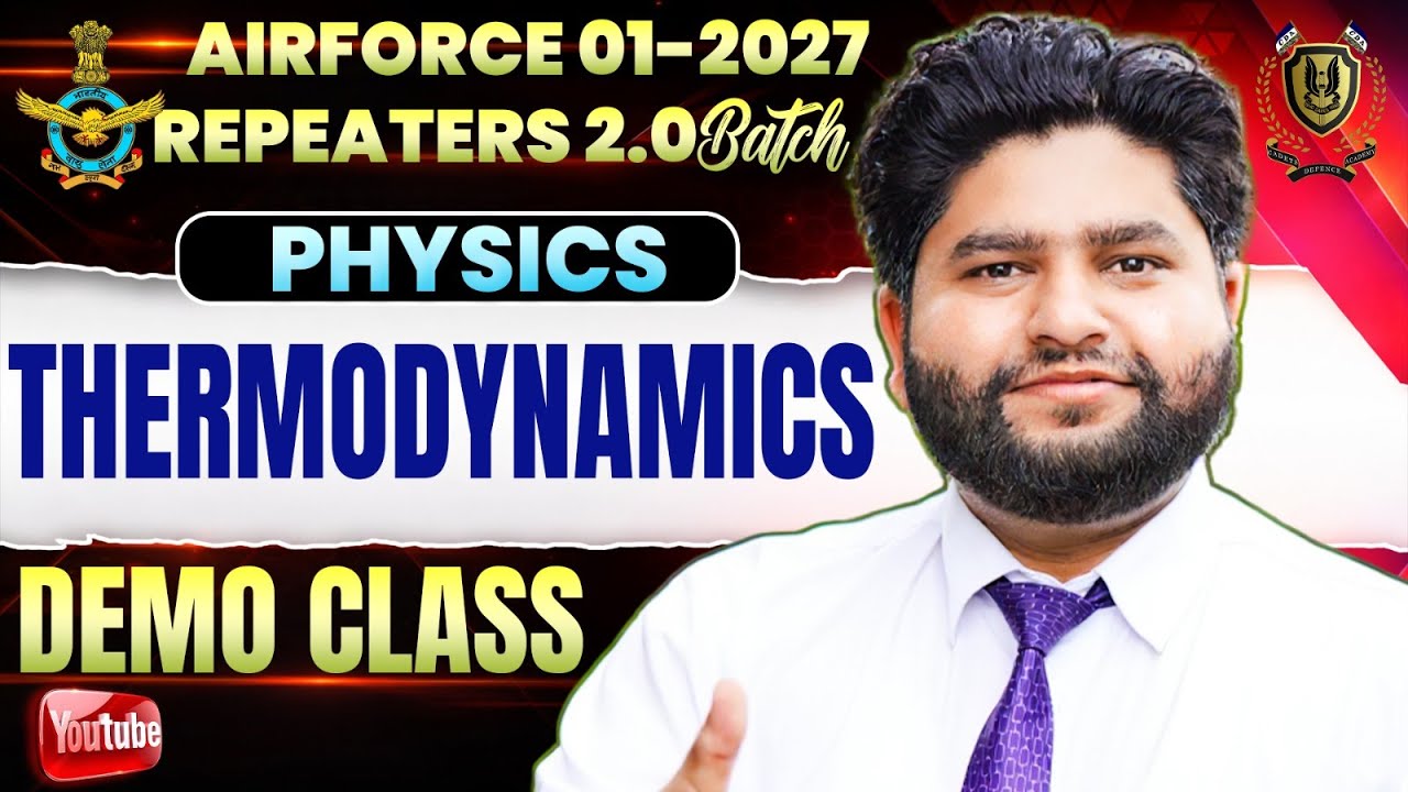 Thermodynamics Demo Class | Airforce 01/2027 Repeaters 2.0 Batch Physics | By IMS Sir