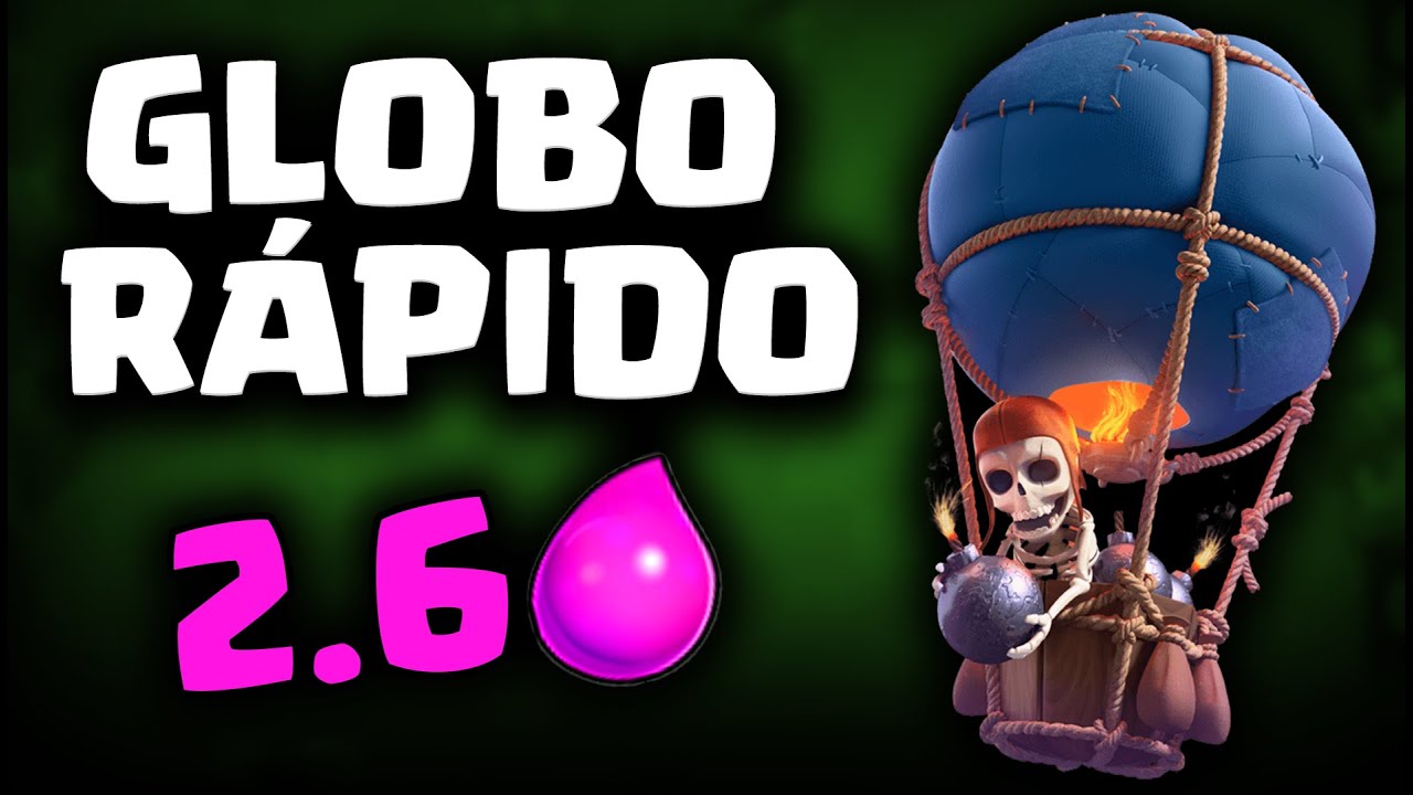 &iexcl;EL GLOBO MEGA R&Aacute;PIDO FUNCIONA BIEN! 2.6 ELIXIR | Malcaide Clash Royale