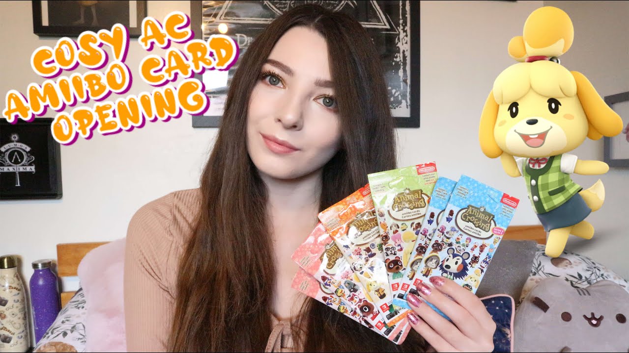 Cosy Animal Crossing Amiibo Card Opening