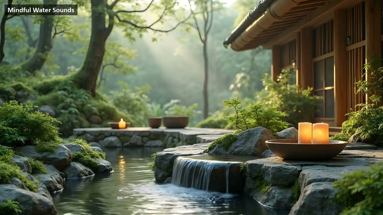Soft Bamboo Water Sounds for Meditation, Sleep, and Calm