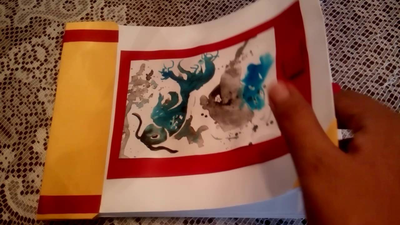 Blizzard style book  (origami book)