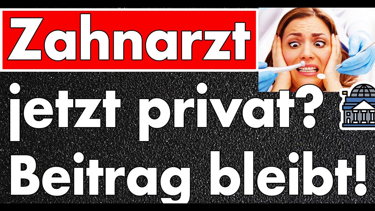 Alle wurden versorgt, nur der Deutsche soll jetzt privat bezahlen! CDU will Zahnarzt streichen!
