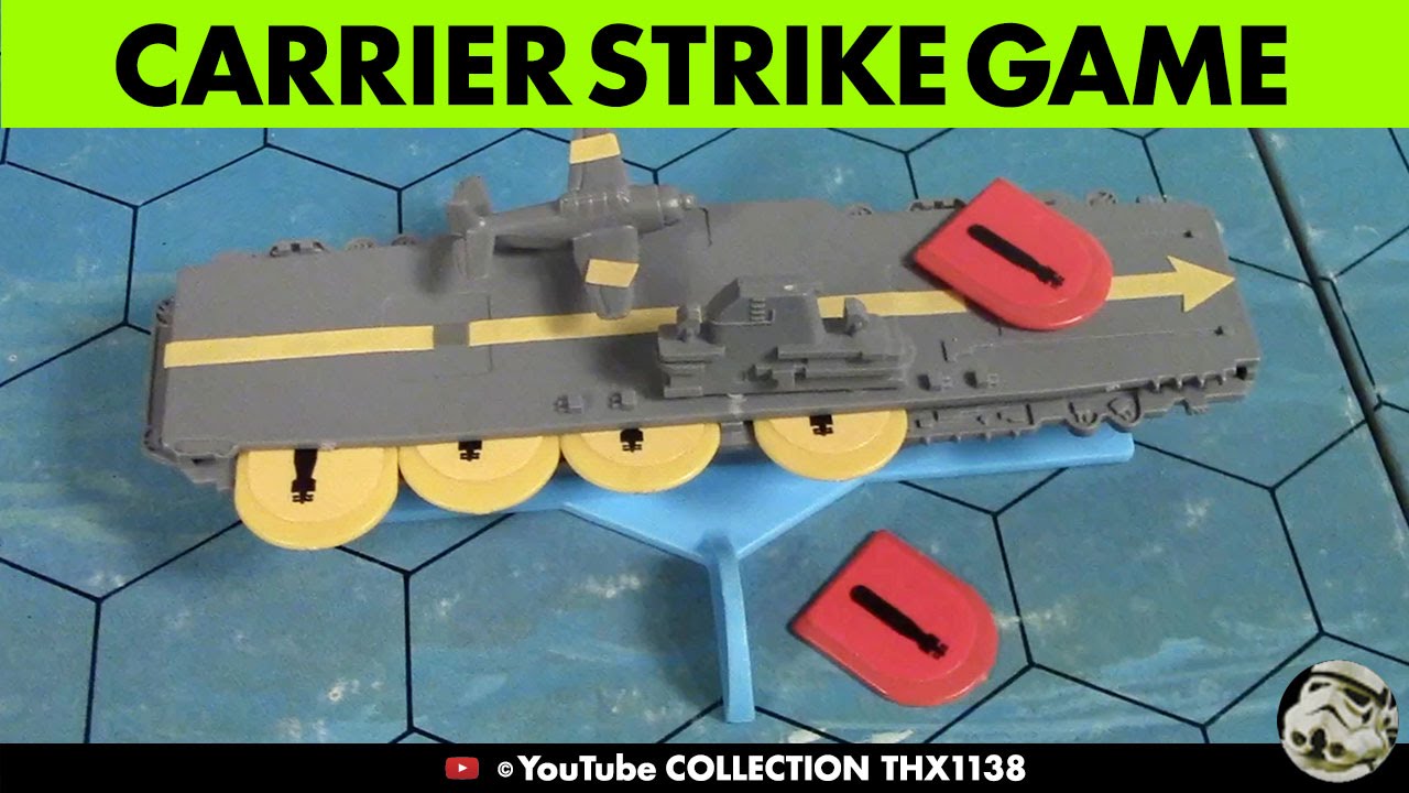 CARRIER STRIKE Naval Strategy Board Game Milton Bradley 1977 | Collection THX1138