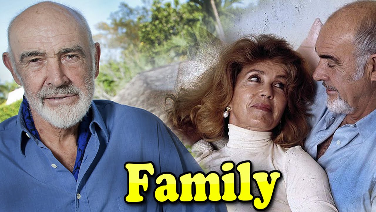 Sean Connery Family With Son and Wife Micheline Roquebrune 2020