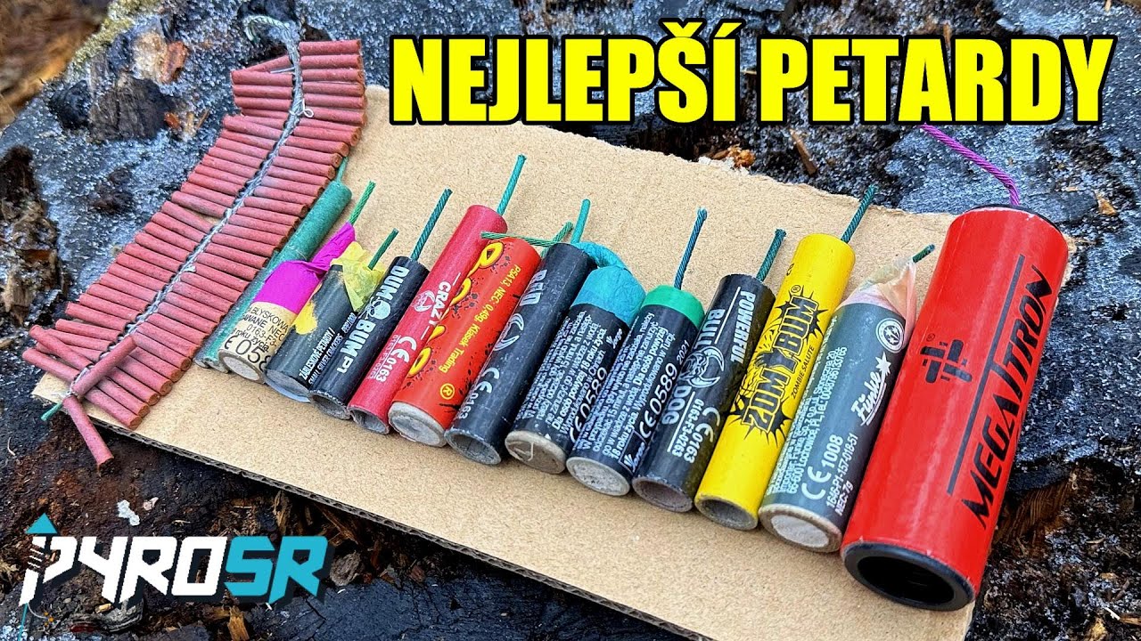 Pyrotechnika - TOP 15 NEJLEPŠÍCH PETARD OD PyroSR!