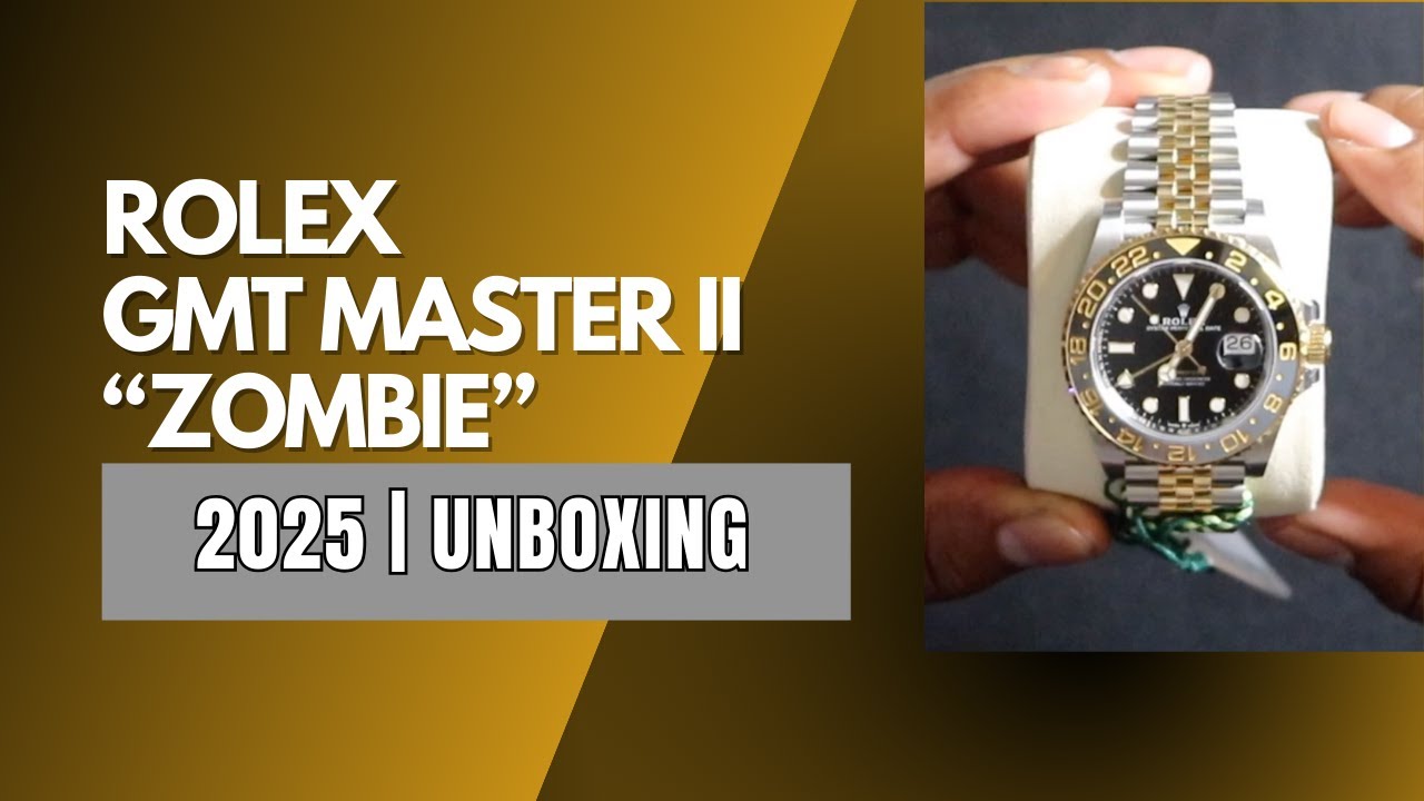 Распаковка и обзор часов Rolex GMT Master II Zombie / Guinness 2025 года