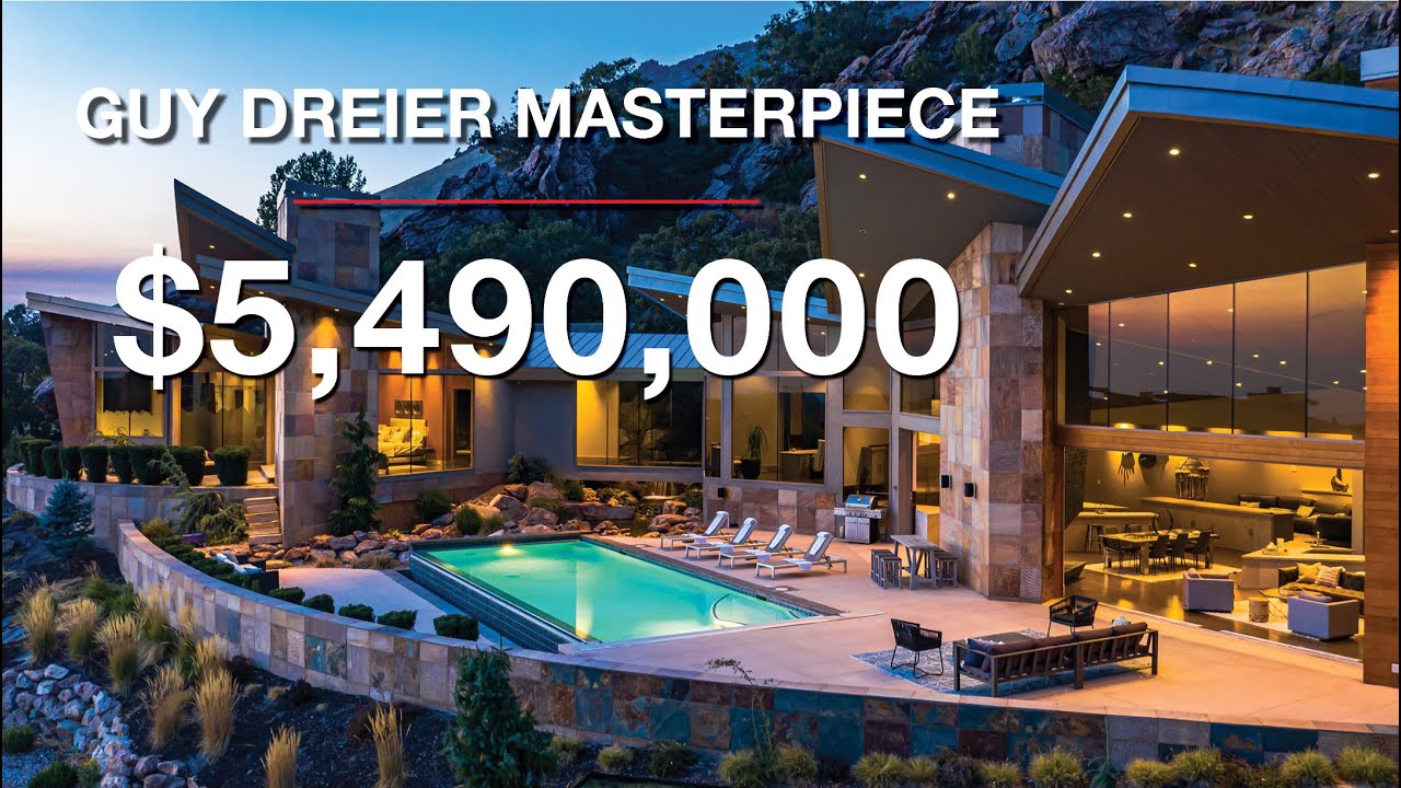 [SOLD] $5,490,000 Guy Dreier Modern Mountain Masterpiece - Cottonwood Heights, Utah