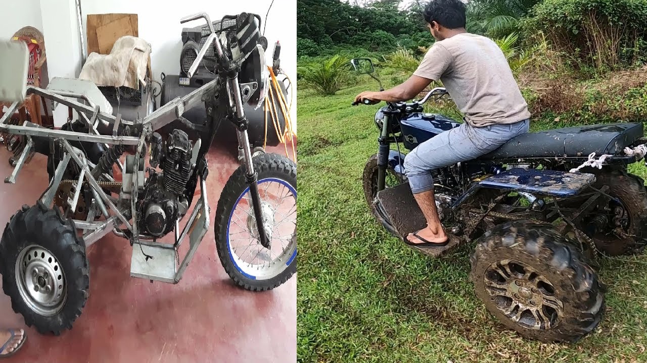 Homemade Off road  Trike motorcycle part2 (final video )