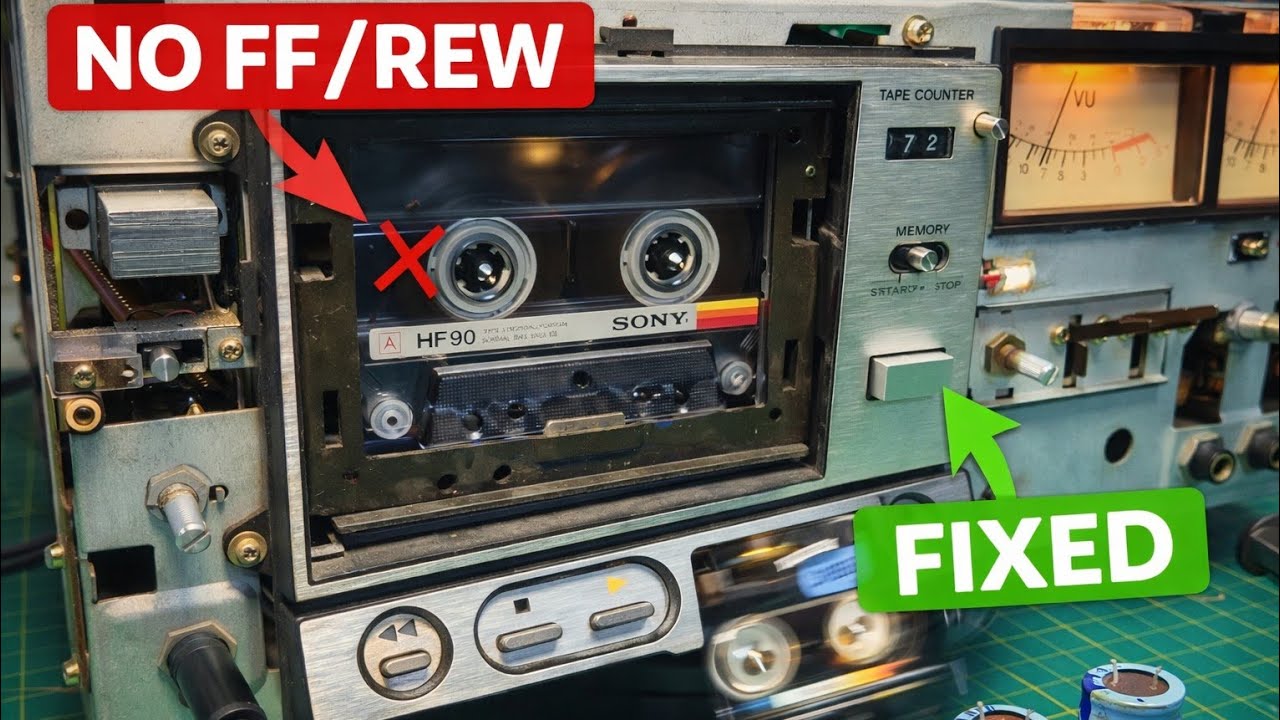 This Sony TC-K7 Was DYING — Investigation and deep dive into the functions. 